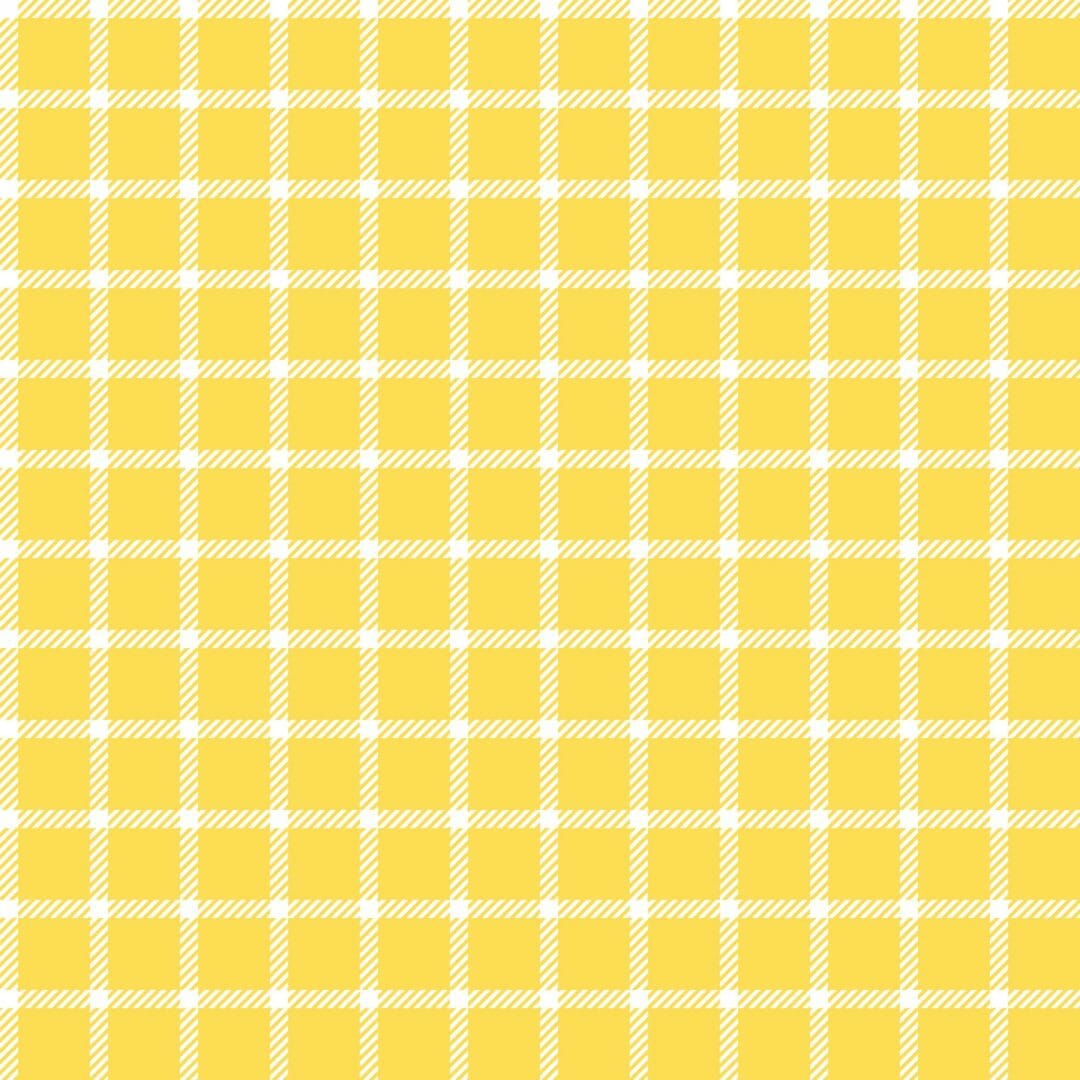 Yellow gingham wallpaper - Peel and Stick or Non-Pasted