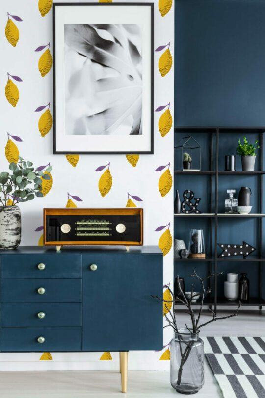 Lemon sticky wallpaper