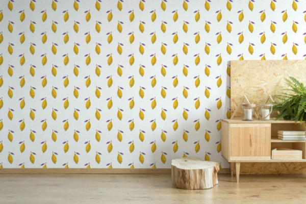 Lemon wallpaper for walls