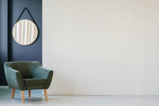 Geometric square wallpaper for walls