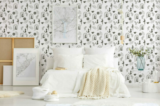 Girly peel and stick wallpaper