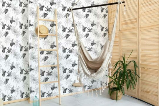 Palm peel and stick removable wallpaper