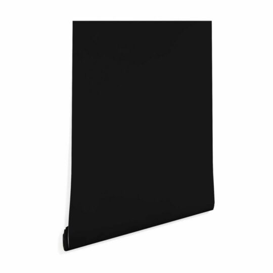 Black solid color sticky wallpaper