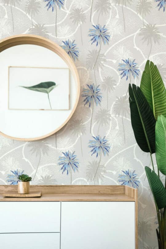 Palm trees self adhesive wallpaper
