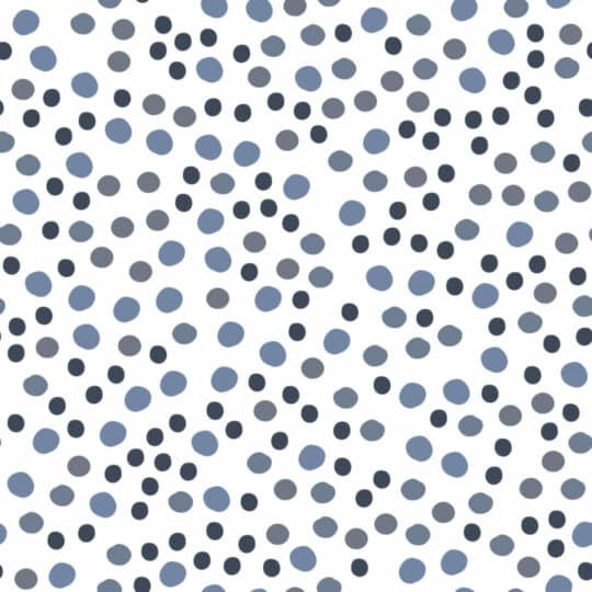 Blue dotted removable wallpaper