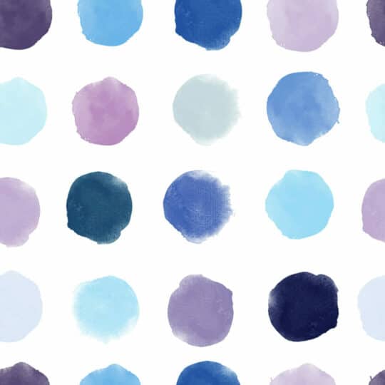 Blue watercolor dots removable wallpaper