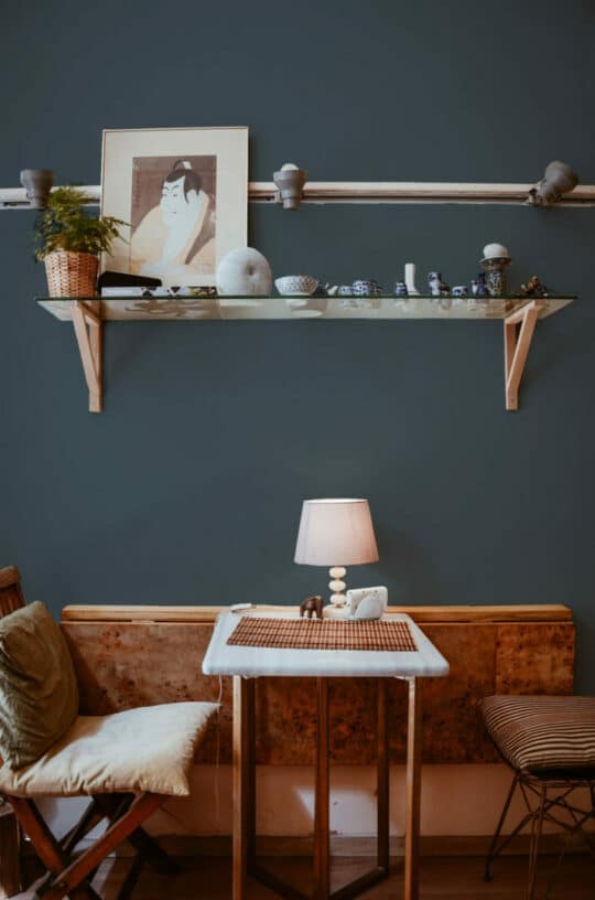 Charcoal solid color temporary wallpaper