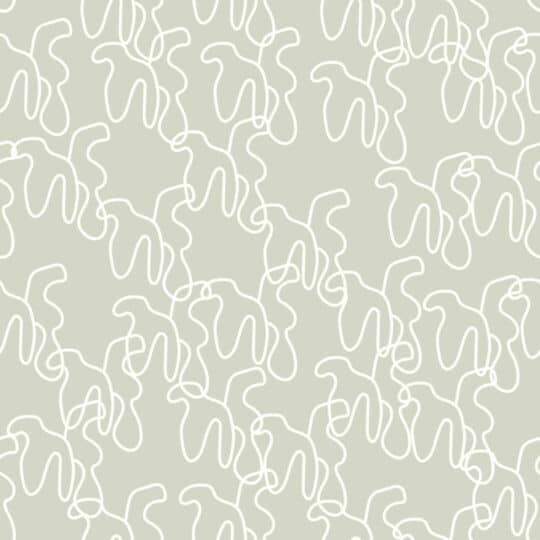 Organic shapes removable wallpaper