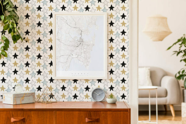 Cute star wallpaper for walls