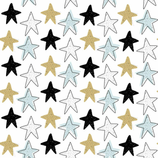 Cute star removable wallpaper
