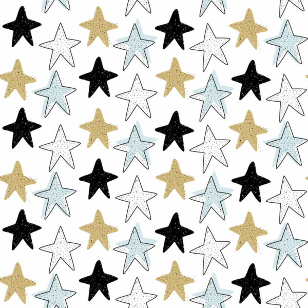 Cute star removable wallpaper