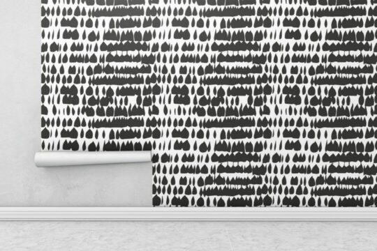 Paint blots sticky wallpaper
