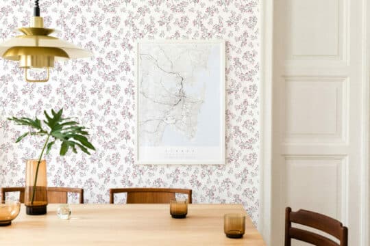 Ditsy floral stick on wallpaper