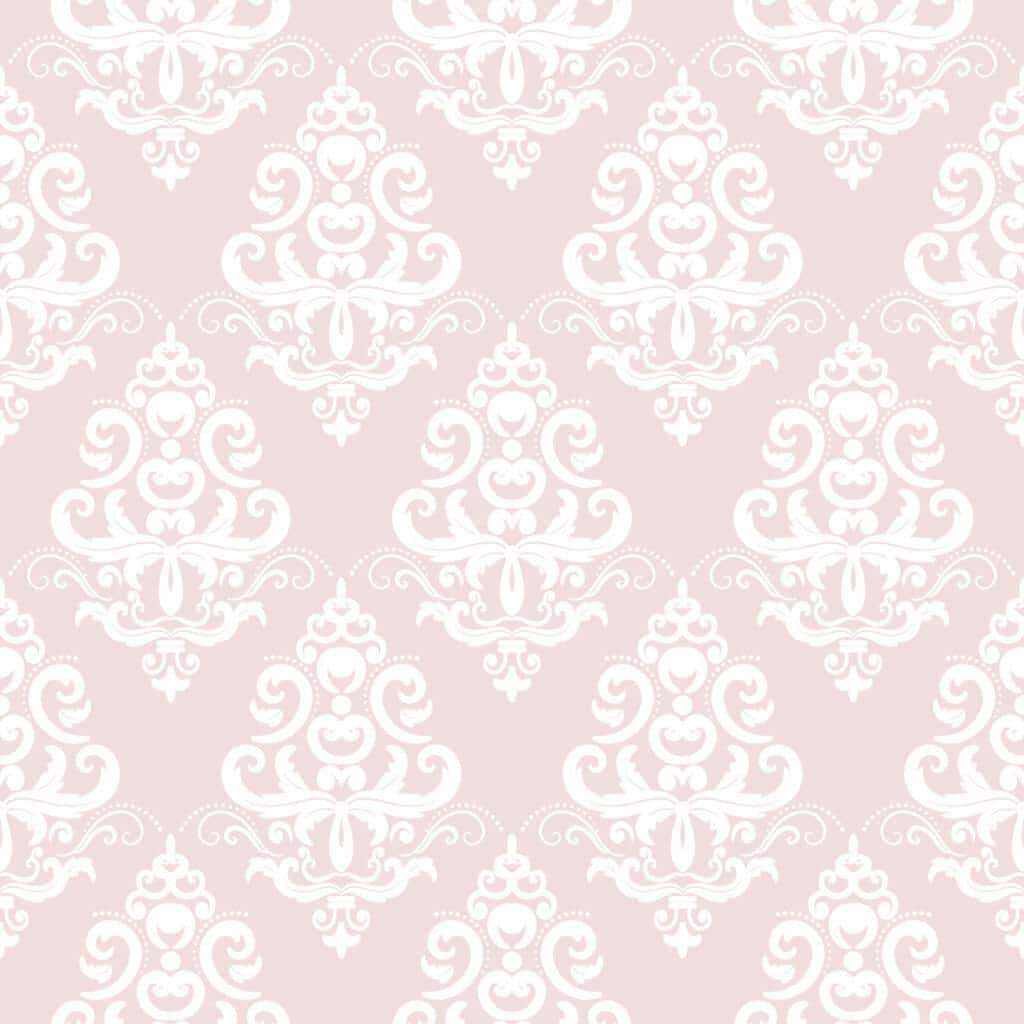 Pink damask wallpaper - Peel and Stick or Non-Pasted