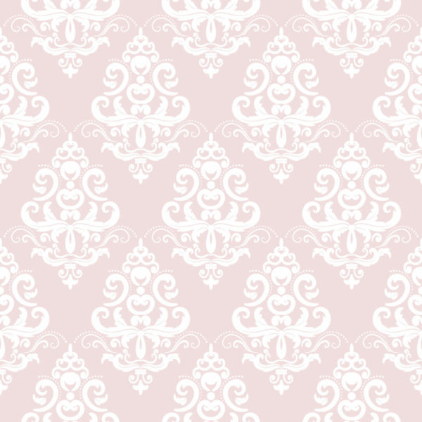 Pink damask removable wallpaper