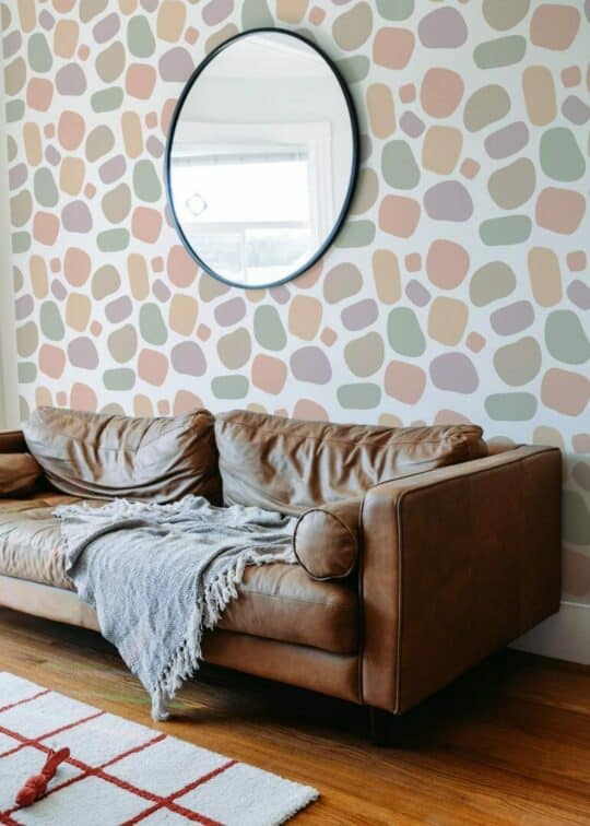 Colorful pebbles wallpaper for walls