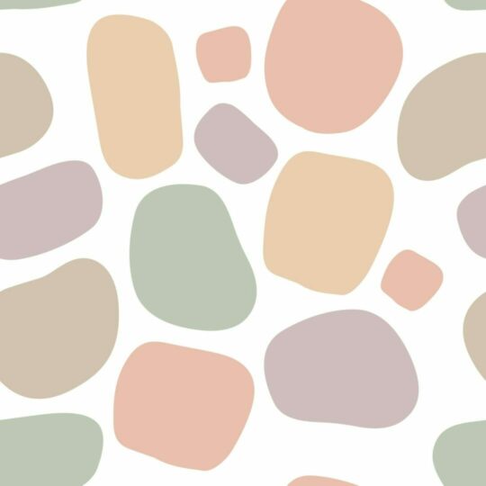 Colorful pebbles removable wallpaper
