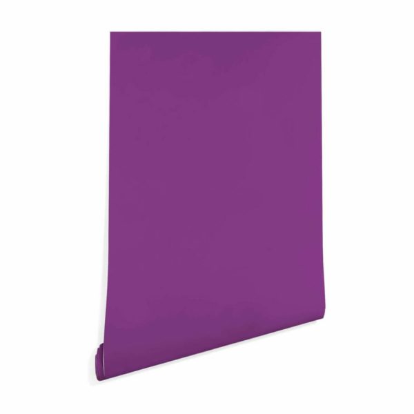 Purple solid color wallpaper peel and stick