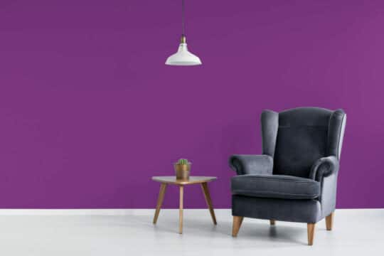Purple solid color peel and stick wallpaper