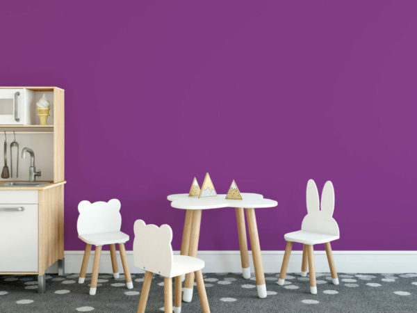 Purple solid color peel stick wallpaper