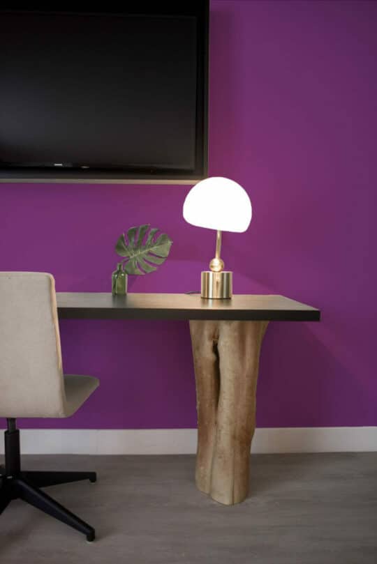 Purple solid color peel and stick removable wallpaper