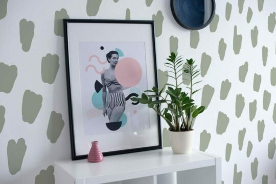 Speckle stick on wallpaper