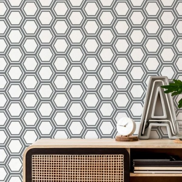 Honeycomb wallpapers - Peel and Stick or Non-Pasted | Save 25%