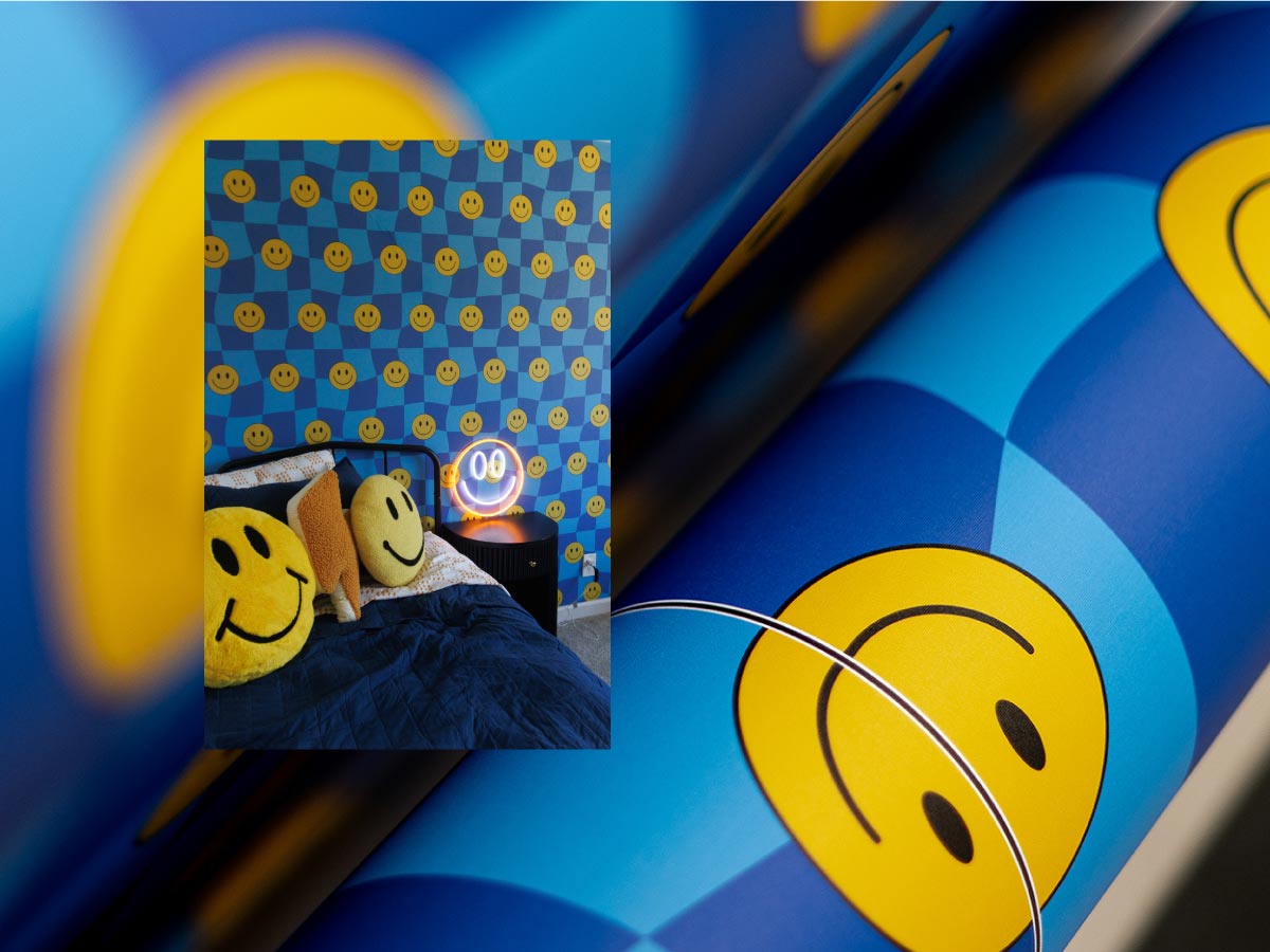 fancy walls peel and stick wallpaper customizability process