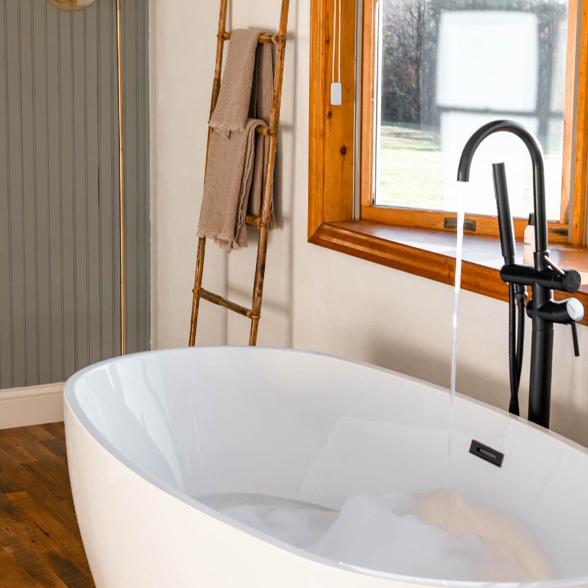 Transform Your Bathroom using Peel & Stick Wallpaper