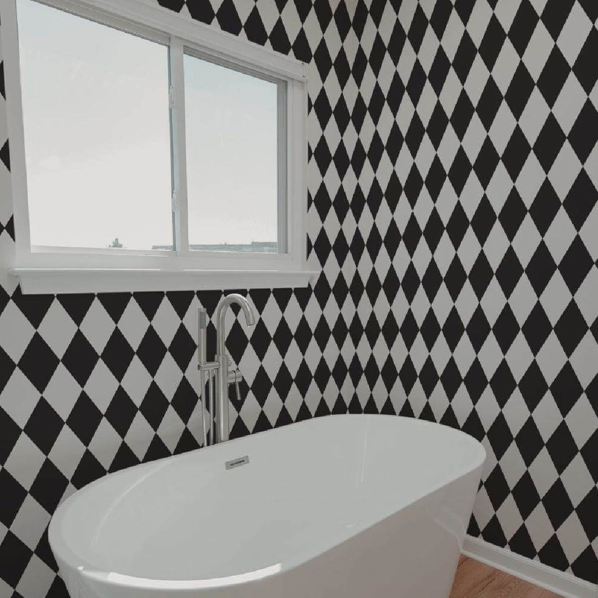 9 Black & White Designs For Your Next Bathroom Makeover