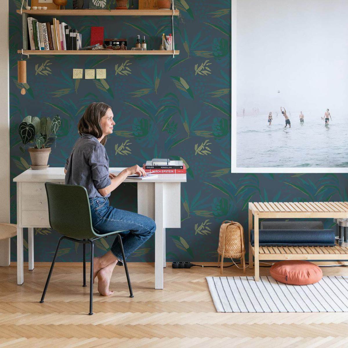 Upgrade your Home Office using Peel & Stick Wallpaper