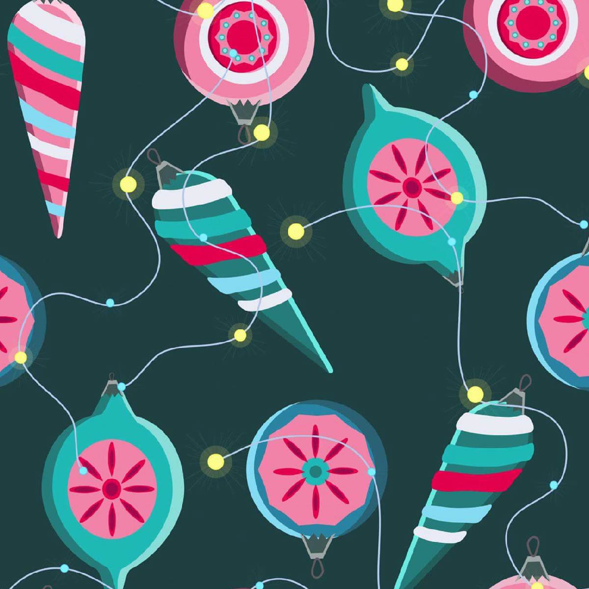 Creative DIY Christmas wallpaper projects