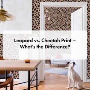 Leopard vs. Cheetah Print - What's the Difference? | Fancy Walls
