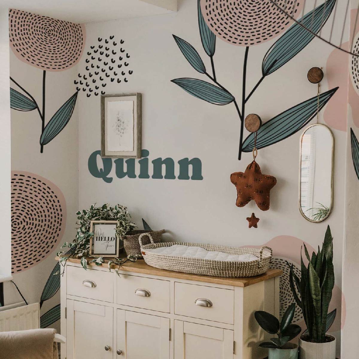 6 Engaging Nursery Name Murals that Cater to Your Unique Taste