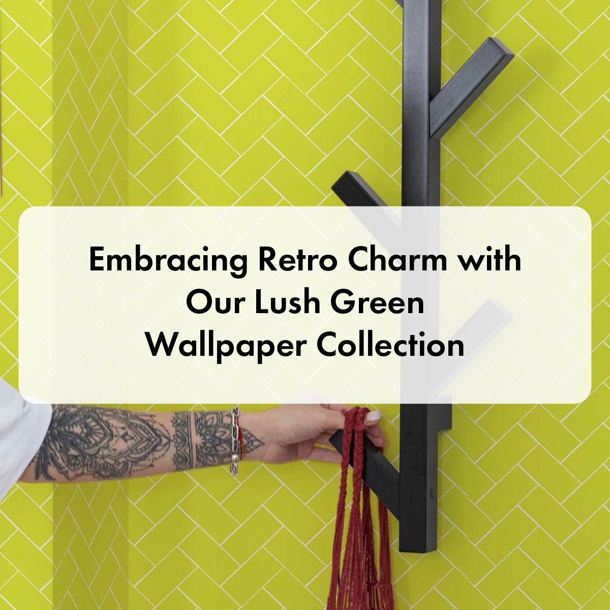 Embracing Retro Charm with Our Lush Green Wallpaper Collection