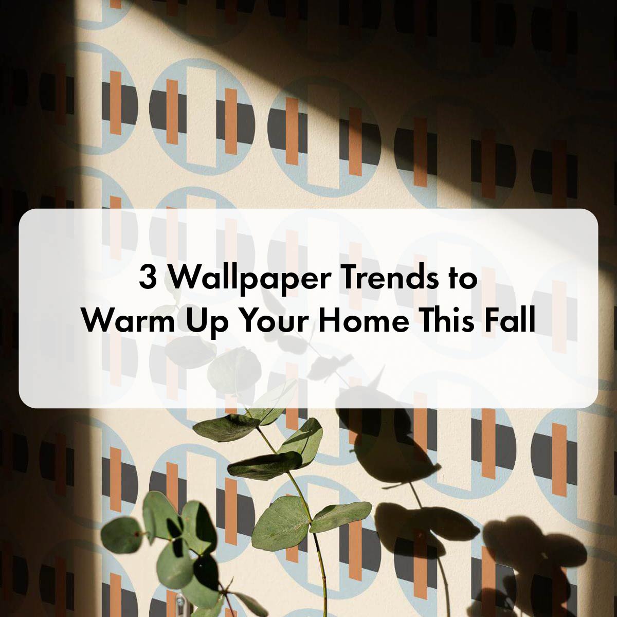 3 Wallpaper Trends to Warm Up Your Home This Fall