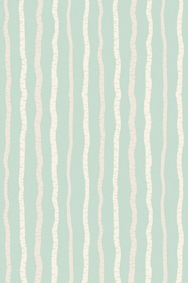 Blue Birch Serenity Self-Adhesive Wallpaper by Fancy Walls