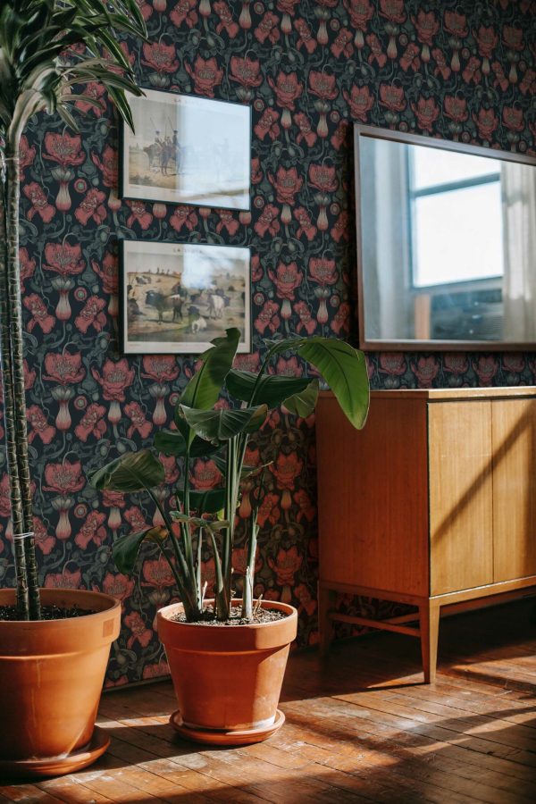 Earthy Brown Elegance Self-Adhesive Wallpaper by Fancy Walls