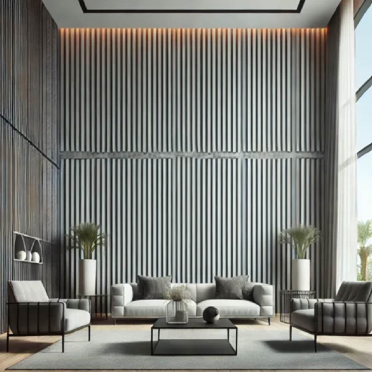 How to Decorate Tall Walls with Wallpaper