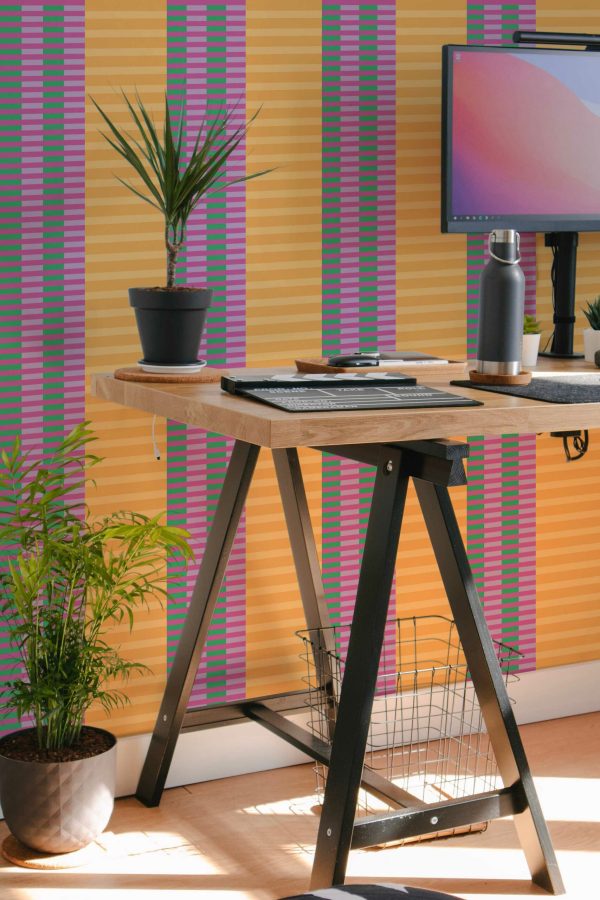 Eclectic Geometry Radiance Removable Wallpaper from Fancy Walls