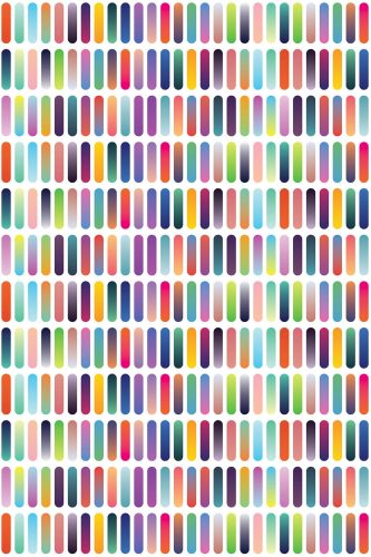 Vivid Spectrum Shift Self-Adhesive Wallpaper by Fancy Walls