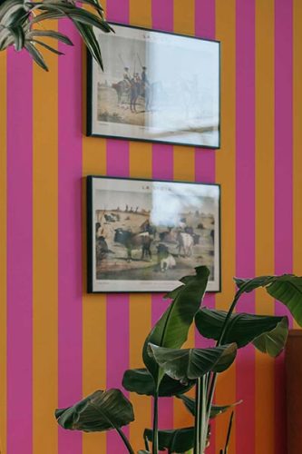striped wallpaper collection