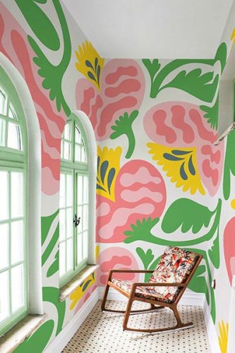 abstract wall mural collection