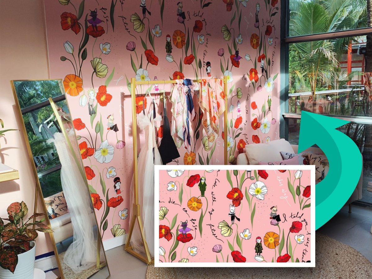 Custom wallpaper printing from your design