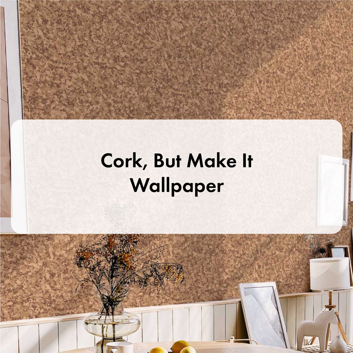 Cork, But Make It Wallpaper