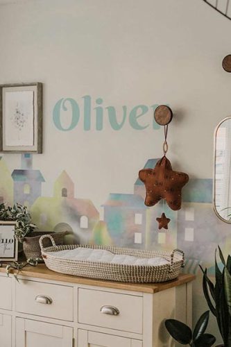 custom name wall mural collection