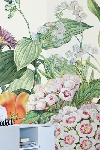 floral wall mural collection