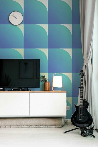 geometric wall mural collection