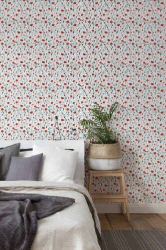 Pure Blooms unpasted wallpaper by Fancy Walls