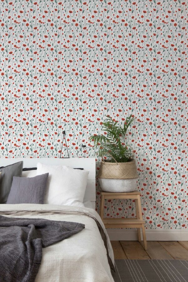 Pure Blooms unpasted wallpaper by Fancy Walls